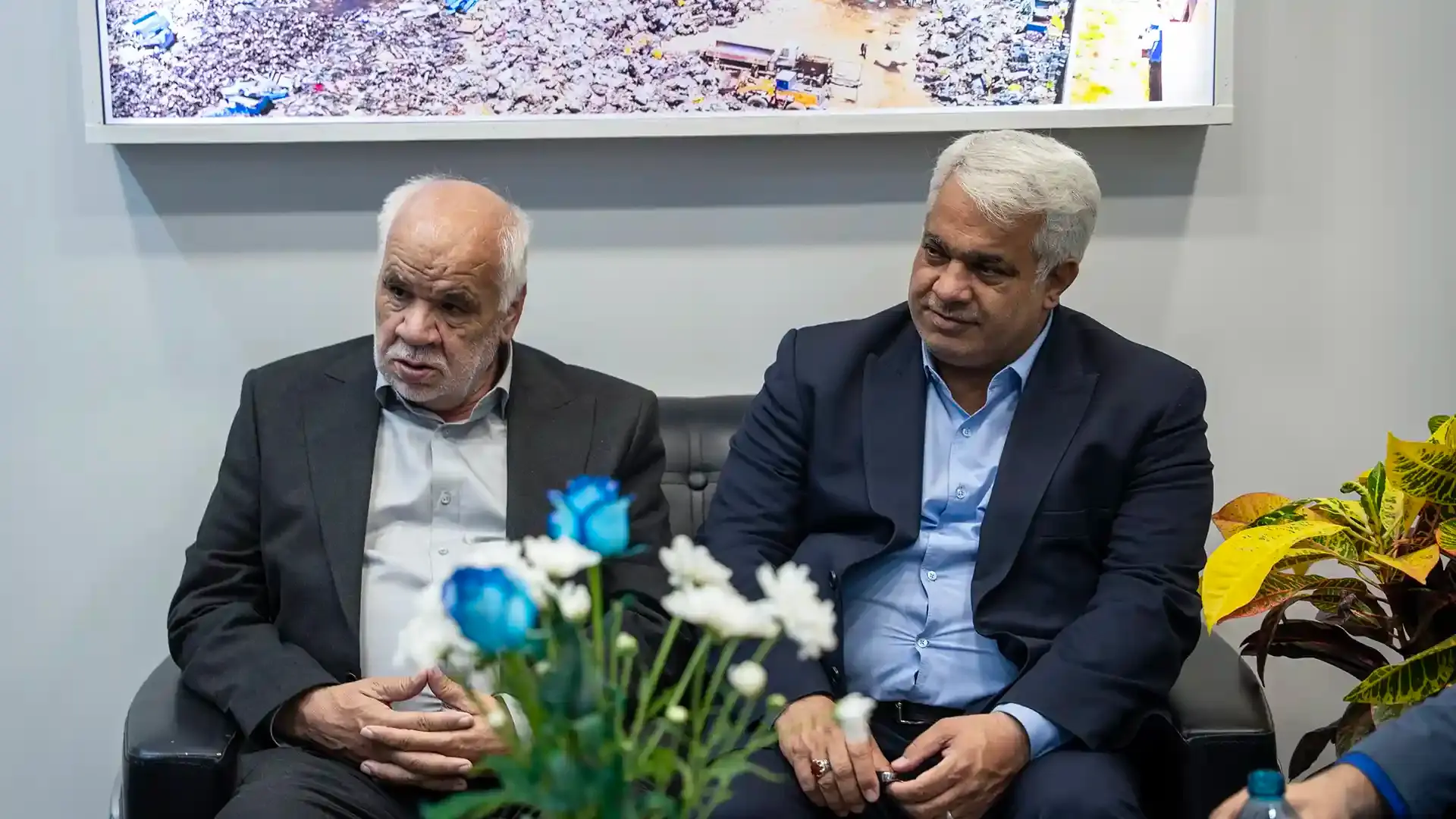 جلسه سران در نمایشگاه ماشین